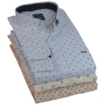 قميص هاواي أزرق مطوي عرض التفاصيل