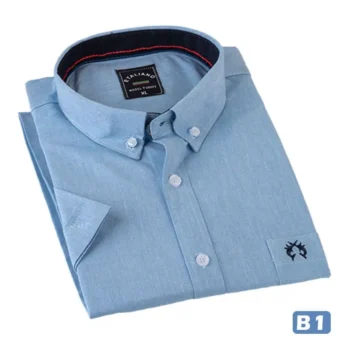 قميص أكسفورد سماوي | S.NOVA