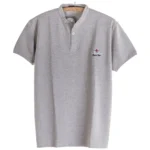 تيشرت نص قطن ياقة رجالي شانيه