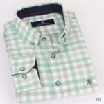 قميص كتان رجالي مينت 55