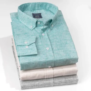 كوليكشن قمصان Snova الكتان سادة كود D30