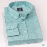 قميص سادة رجالي فيروزي D11
