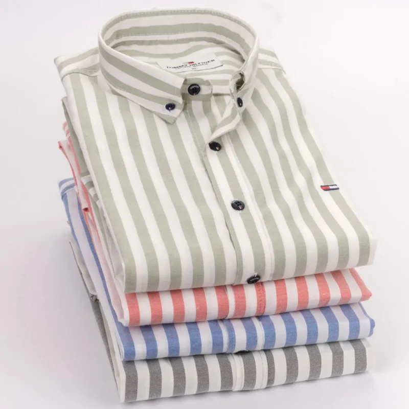 كوليكشن قميص مقلم رجالي موديل B80